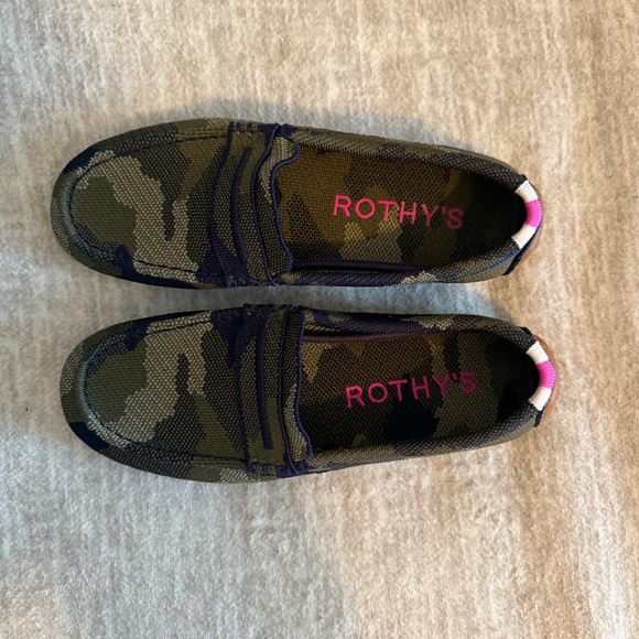 Rothy's Shoes - Rothy’s Driver in Spruce Camo